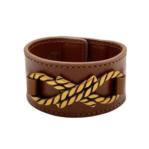 Patricia Nash Amabel Infinity Rope Cuff Bracelet Tan